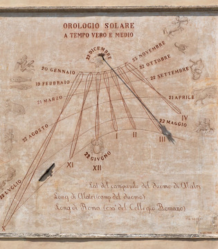 Alatri Una meridiana nel centro storico medievale ©Natalino Russo